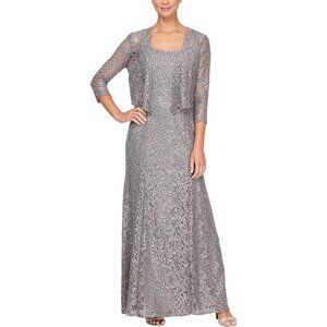 Women's Long Lace Jacket Dress